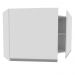 Armário de Cozinha Aéreo 120 cm 2 Portas Branco Glamy Madesa