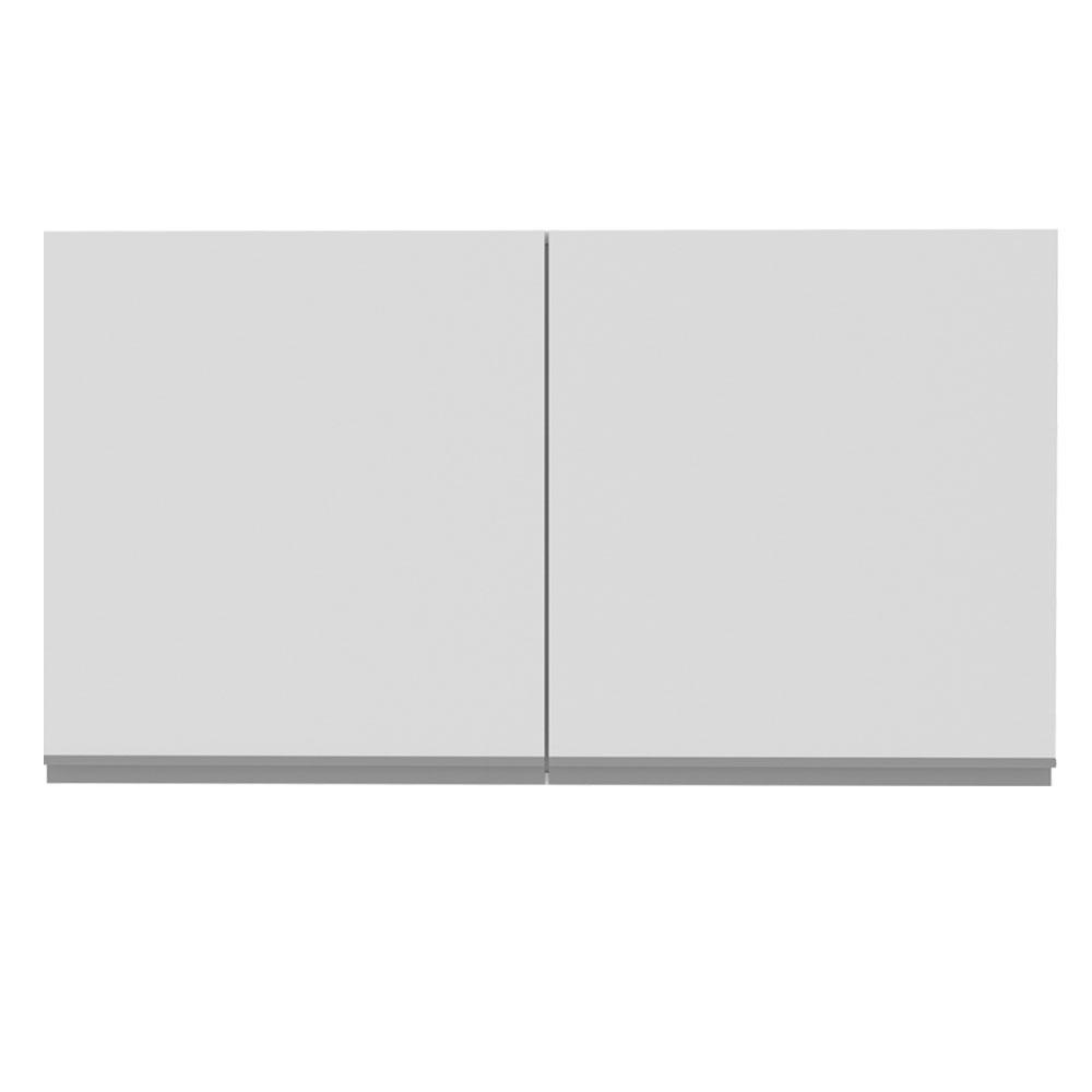 Armário de Cozinha Aéreo 120 cm 2 Portas Branco Glamy Madesa