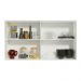 Armário de Cozinha Aéreo 120 cm 2 Portas Branco Reims Madesa