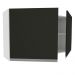 Armário de Cozinha Aéreo 120 cm 2 Portas Branco/Preto Glamy Madesa