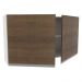 Armário de Cozinha Aéreo 120 cm 2 Portas Branco/Rustic Glamy Madesa