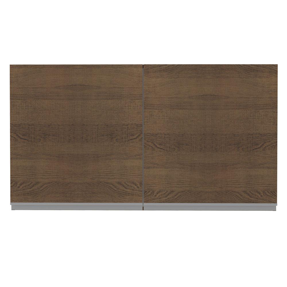 Armário de Cozinha Aéreo 120 cm 2 Portas Rustic Glamy Madesa