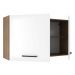 Armário de Cozinha Aéreo 120 cm 2 Portas Rustic/Branco Agata Madesa