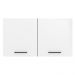 Armário de Cozinha Aéreo 120 cm 2 Portas Rustic/Branco Agata Madesa