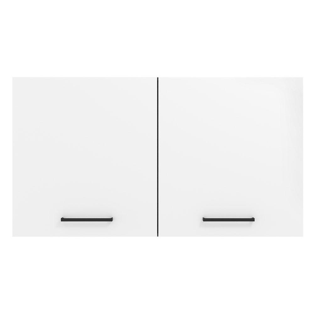 Armário de Cozinha Aéreo 120 cm 2 Portas Rustic/Branco Agata Madesa