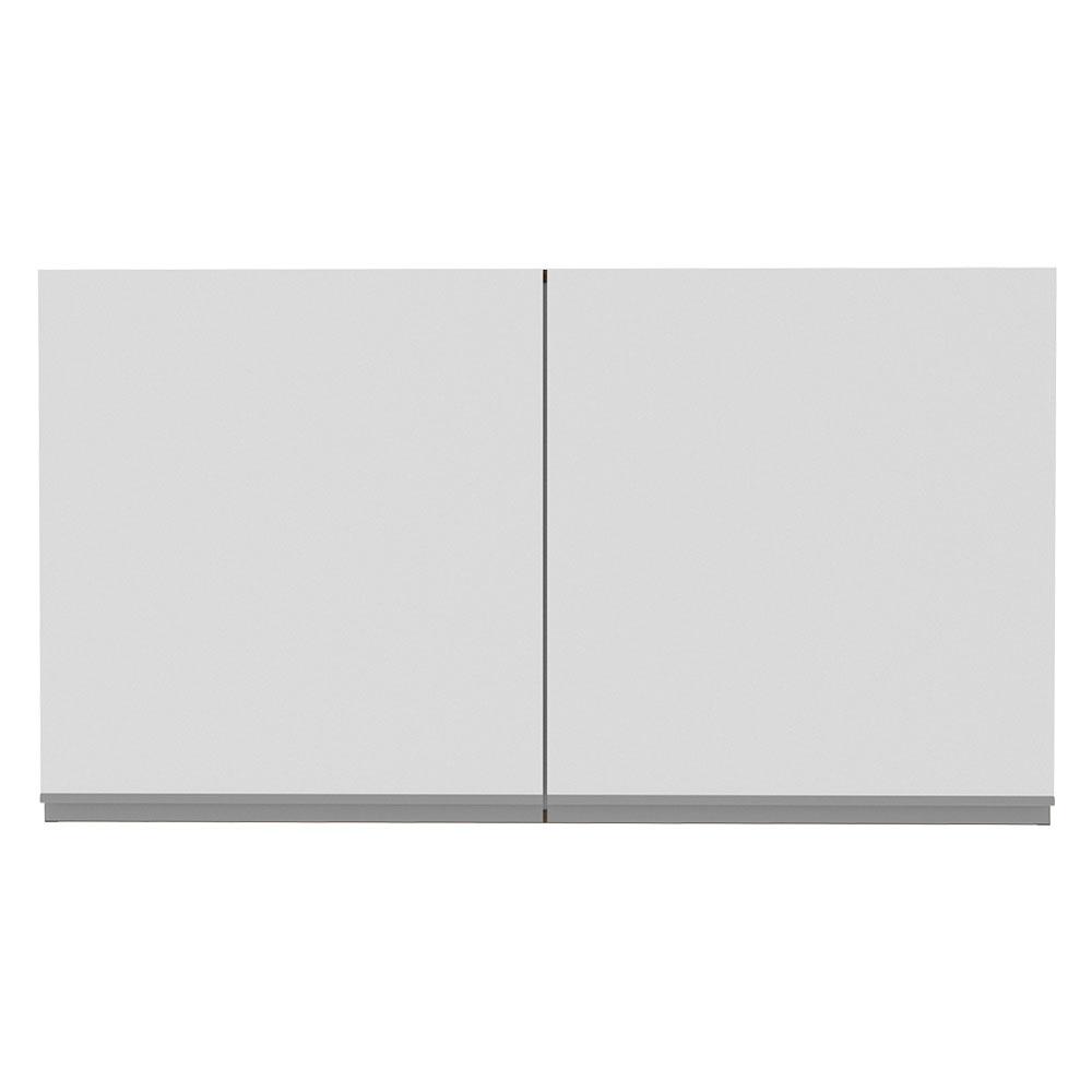 Armário de Cozinha Aéreo 120 cm 2 Portas Rustic/Branco Glamy Madesa