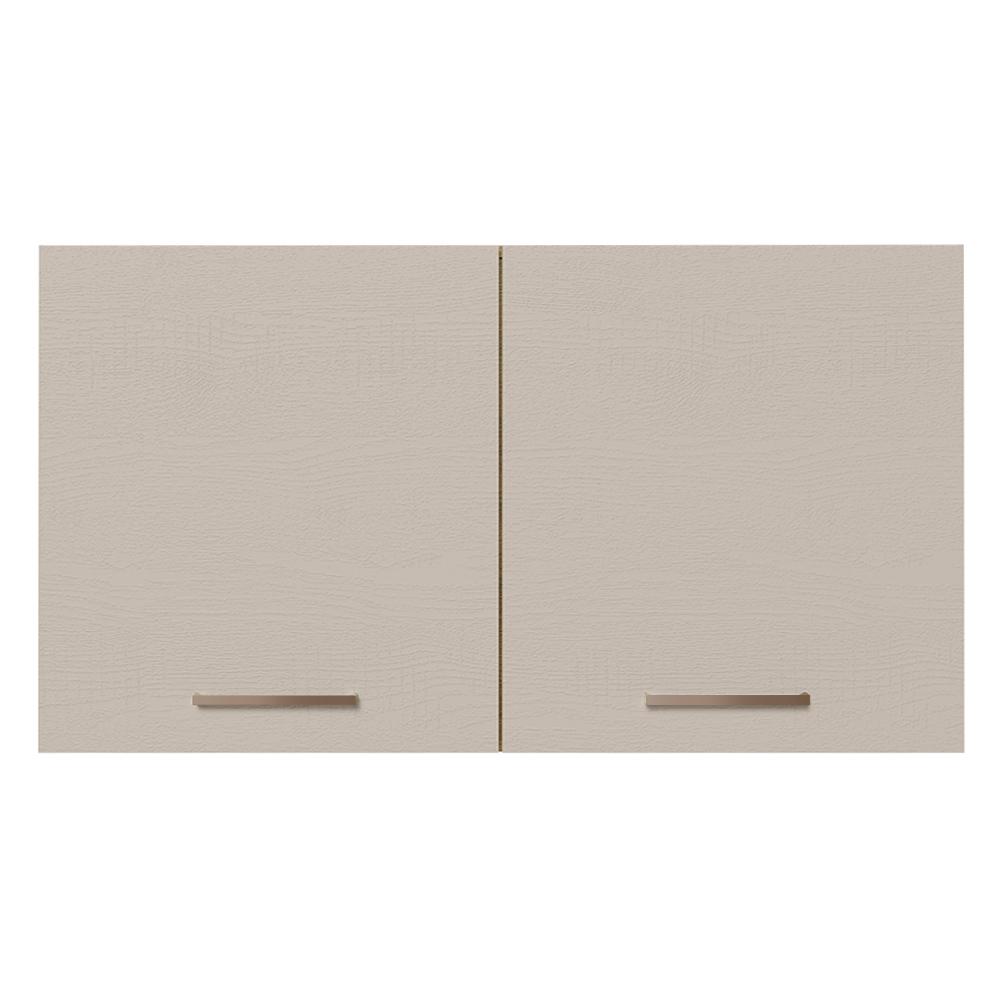 Armário de Cozinha Aéreo 120 cm 2 Portas Rustic/Crema Agata Madesa