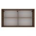 Armário de Cozinha Aéreo 120 cm 2 Portas Rustic/Crema Agata Madesa