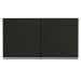 Armário de Cozinha Aéreo 120 cm 2 Portas Rustic/Preto Glamy Madesa
