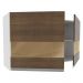Armário de Cozinha Aéreo 120 cm 2 Portas com Vidro Branco/Rustic Glamy Madesa