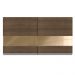 Armário de Cozinha Aéreo 120 cm 2 Portas com Vidro Rustic Glamy Madesa