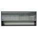 Armário de Cozinha Aéreo 120cm 2 Portas Correr Vidro Neutral 1 Nicho Preto Reims Madesa
