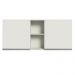 Armário de Cozinha Aéreo 150 cm 2 Portas e 2 Nichos Branco Glamy Madesa