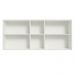 Armário de Cozinha Aéreo 150 cm 2 Portas e 2 Nichos Branco Glamy Madesa