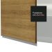 Armário de Cozinha Aéreo 150 cm 2 Portas e 2 Nichos Branco/Rustic Glamy Madesa