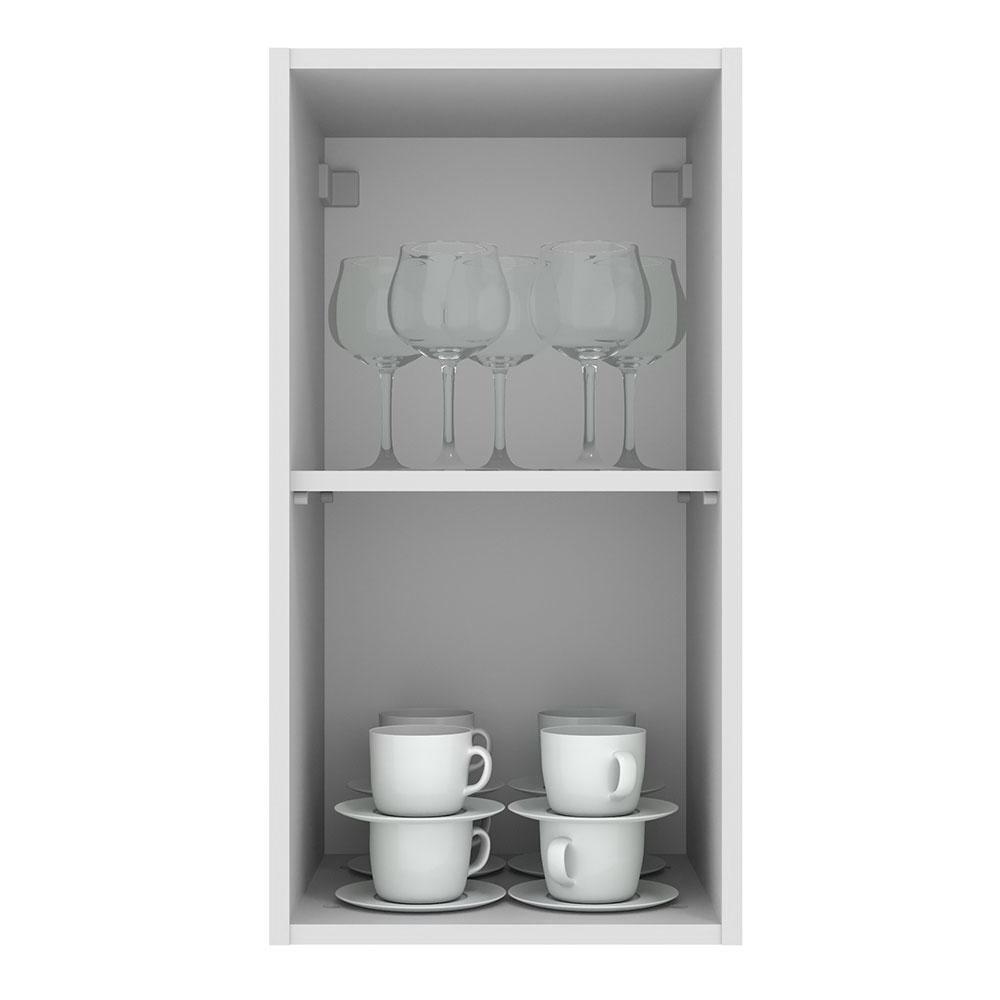 Armário de Cozinha Aéreo 35 cm 1 Porta Branco Agata Madesa