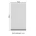 Armário de Cozinha Aéreo 35 cm 1 Porta Branco Glamy Madesa
