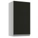 Armário de Cozinha Aéreo 35 cm 1 Porta Branco/Preto Glamy Madesa
