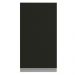 Armário de Cozinha Aéreo 35 cm 1 Porta Branco/Preto Glamy Madesa