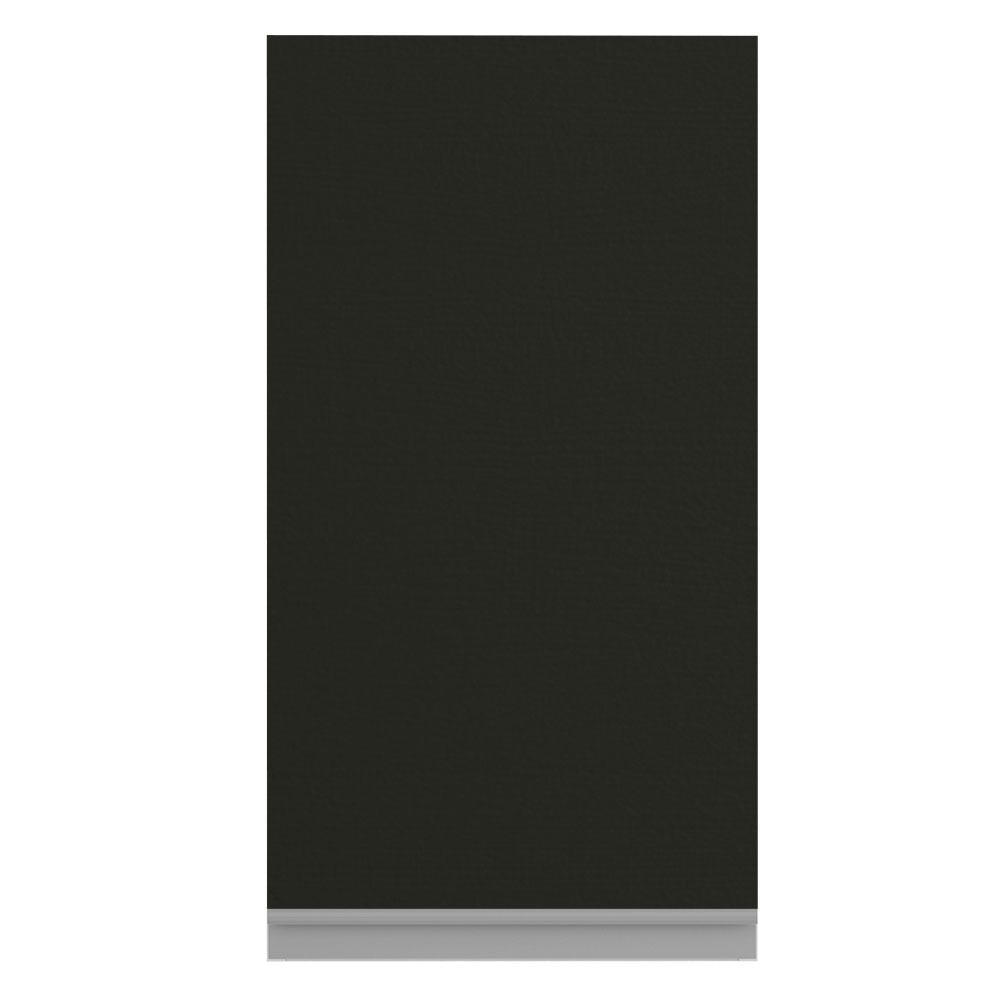 Armário de Cozinha Aéreo 35 cm 1 Porta Branco/Preto Glamy Madesa