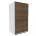 Armário de Cozinha Aéreo 35 cm 1 Porta Branco/Rustic Glamy Madesa