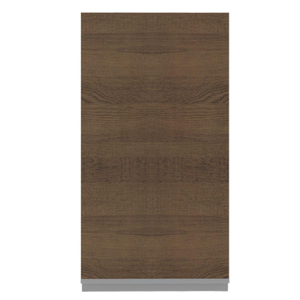 Armário de Cozinha Aéreo 35 cm 1 Porta Branco/Rustic Glamy Madesa