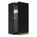 Armário de Cozinha Aéreo 35 cm 1 Porta Preto Reims Madesa