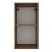 Armário de Cozinha Aéreo 35 cm 1 Porta Rustic/Branco Agata Madesa