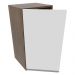 Armário de Cozinha Aéreo 35 cm 1 Porta Rustic/Branco Glamy Madesa