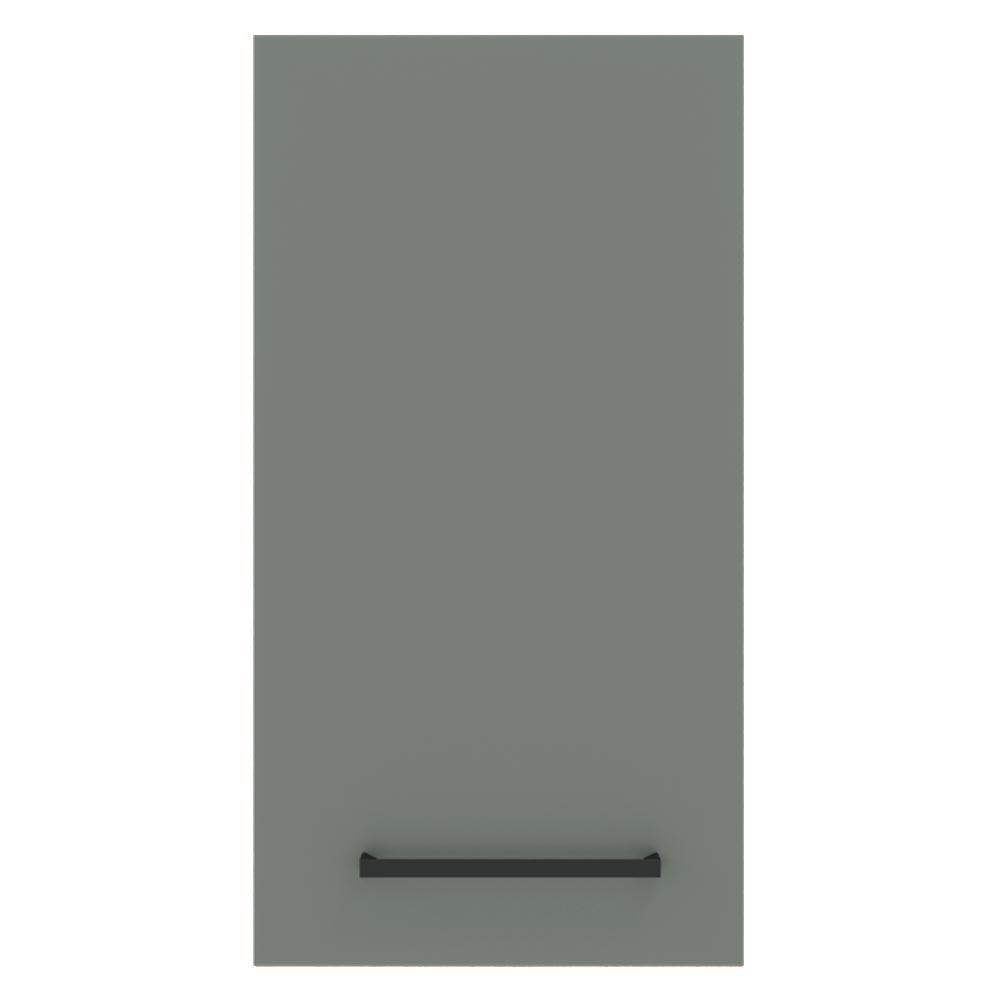 Armário de Cozinha Aéreo 35 cm 1 Porta Rustic/Cinza Agata Madesa