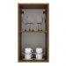 Armário de Cozinha Aéreo 35 cm 1 Porta Rustic/Crema Agata Madesa