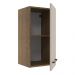 Armário de Cozinha Aéreo 35 cm 1 Porta Rustic/Crema Agata Madesa