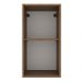 Armário de Cozinha Aéreo 35 cm 1 Porta Rustic/Crema Agata Madesa