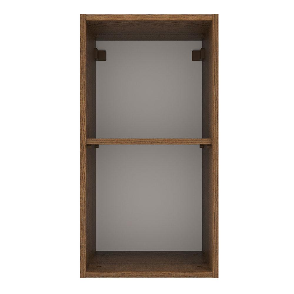 Armário de Cozinha Aéreo 35 cm 1 Porta Rustic/Crema Agata Madesa