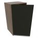 Armário de Cozinha Aéreo 35 cm 1 Porta Rustic/Preto Glamy Madesa