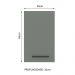 Armário de Cozinha Aéreo 40 cm 1 Porta Branco/Cinza Agata Madesa