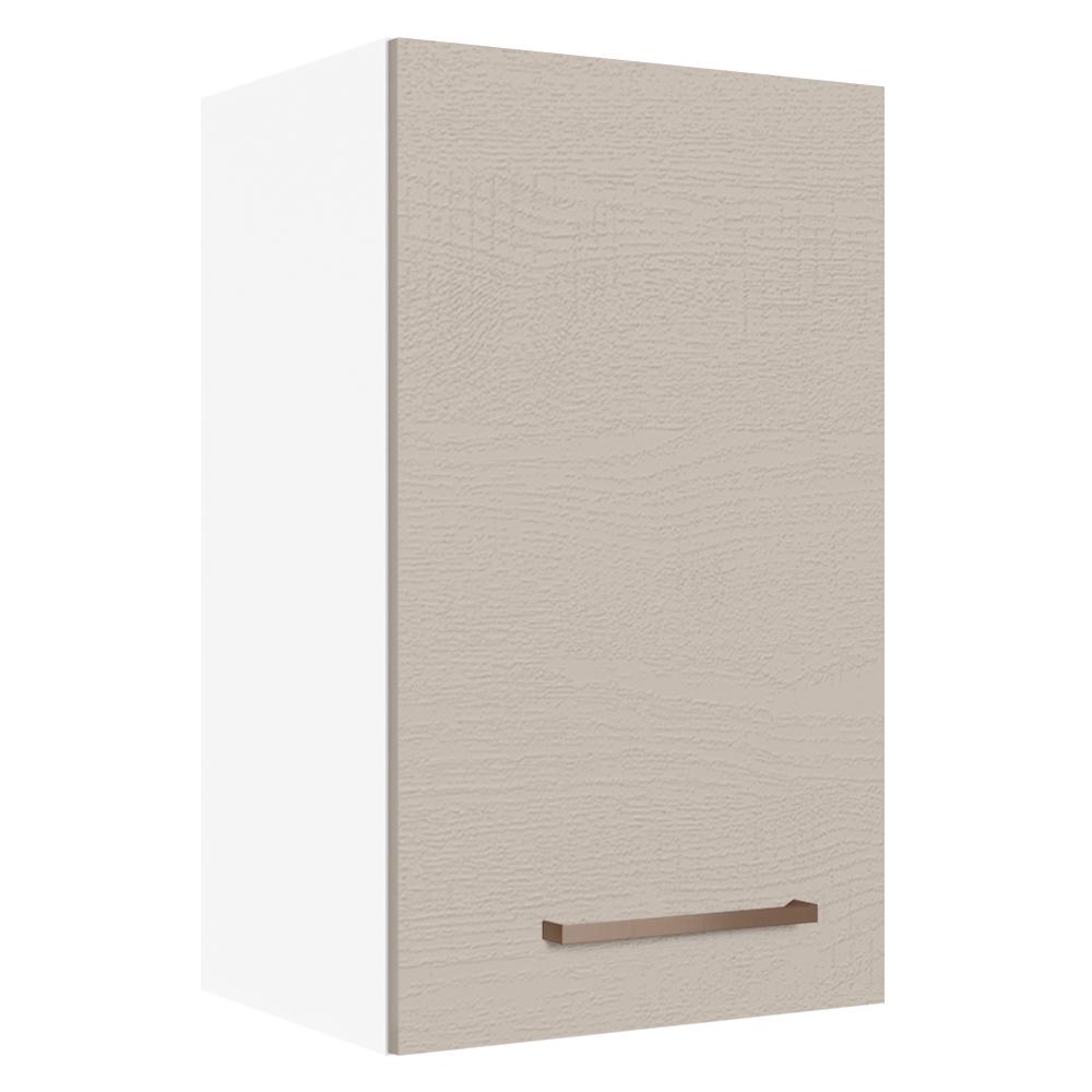 Armário de Cozinha Aéreo 40 cm 1 Porta Branco/Crema Agata Madesa