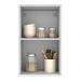 Armário de Cozinha Aéreo 40 cm 1 Porta Branco/Crema Agata Madesa