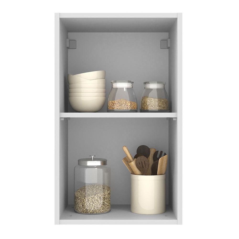 Armário de Cozinha Aéreo 40 cm 1 Porta Branco/Crema Agata Madesa