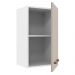 Armário de Cozinha Aéreo 40 cm 1 Porta Branco/Crema Agata Madesa
