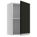 Armário de Cozinha Aéreo 40 cm 1 Porta Branco/Preto Glamy Madesa