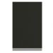 Armário de Cozinha Aéreo 40 cm 1 Porta Branco/Preto Glamy Madesa