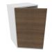 Armário de Cozinha Aéreo 40 cm 1 Porta Branco/Rustic Glamy Madesa