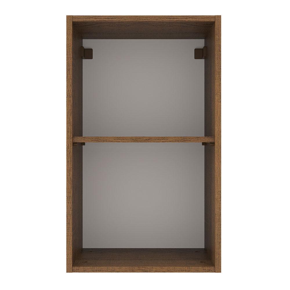 Armário de Cozinha Aéreo 40 cm 1 Porta Rustic/Branco Agata Madesa