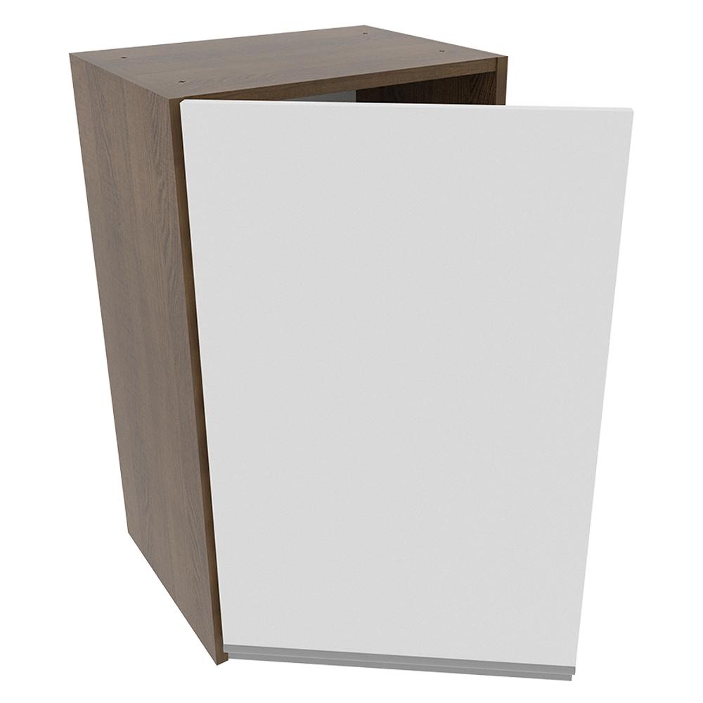 Armário de Cozinha Aéreo 40 cm 1 Porta Rustic/Branco Glamy Madesa