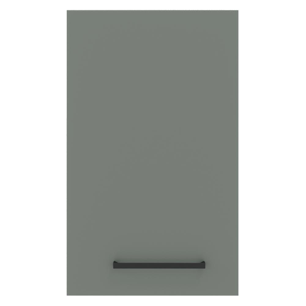 Armário de Cozinha Aéreo 40 cm 1 Porta Rustic/Cinza Agata Madesa
