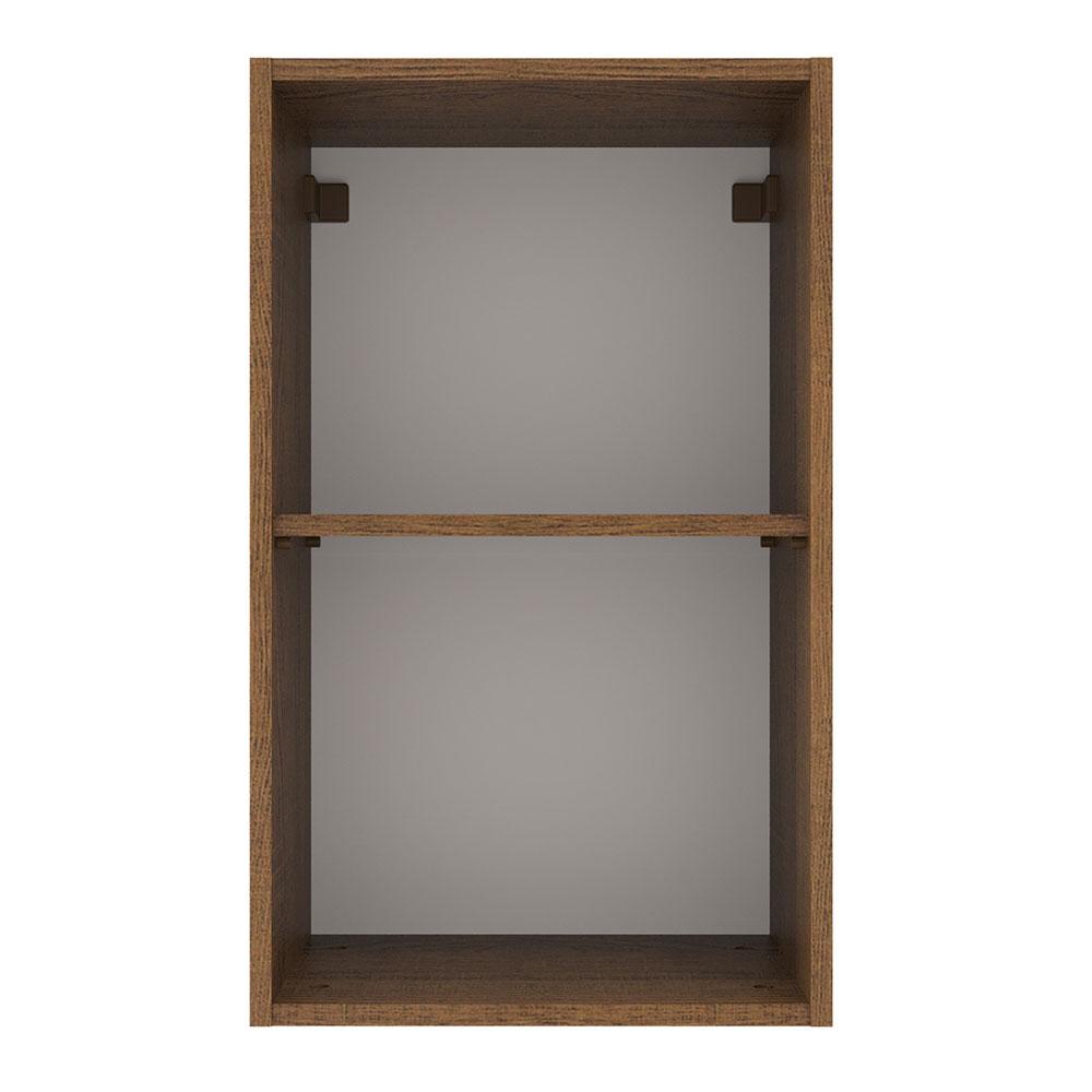 Armário de Cozinha Aéreo 40 cm 1 Porta Rustic/Crema Agata Madesa