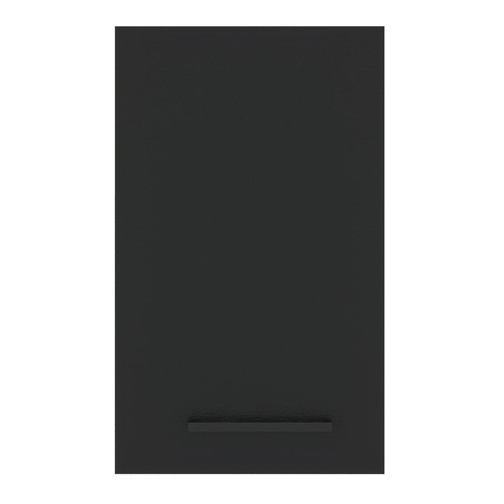 Armário de Cozinha Aéreo 40 cm 1 Porta Rustic/Preto Agata Madesa