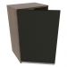 Armário de Cozinha Aéreo 40 cm 1 Porta Rustic/Preto Glamy Madesa