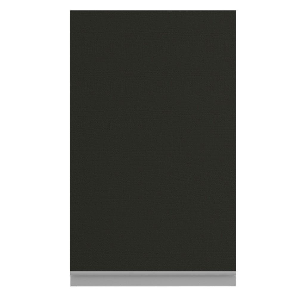 Armário de Cozinha Aéreo 40 cm 1 Porta Rustic/Preto Glamy Madesa